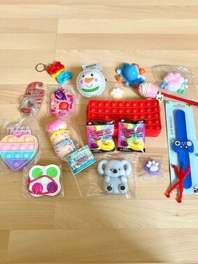 Fidget & Pop Its & Taba Squishy Sensory Toys Lot of 18